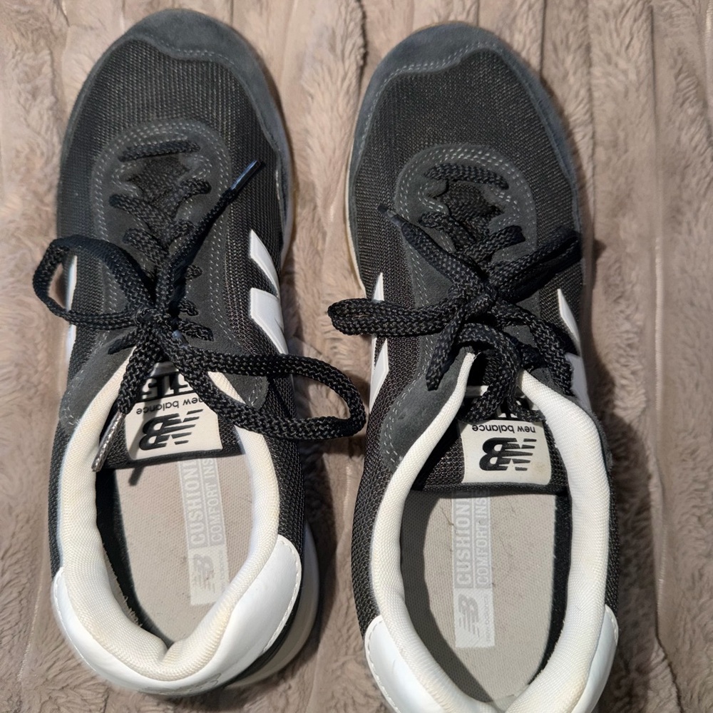 New Balance Black & White Athletic Sneakers
